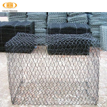 Caja de gabion soldado 1x1x1, caja de gabion soldado de galfan